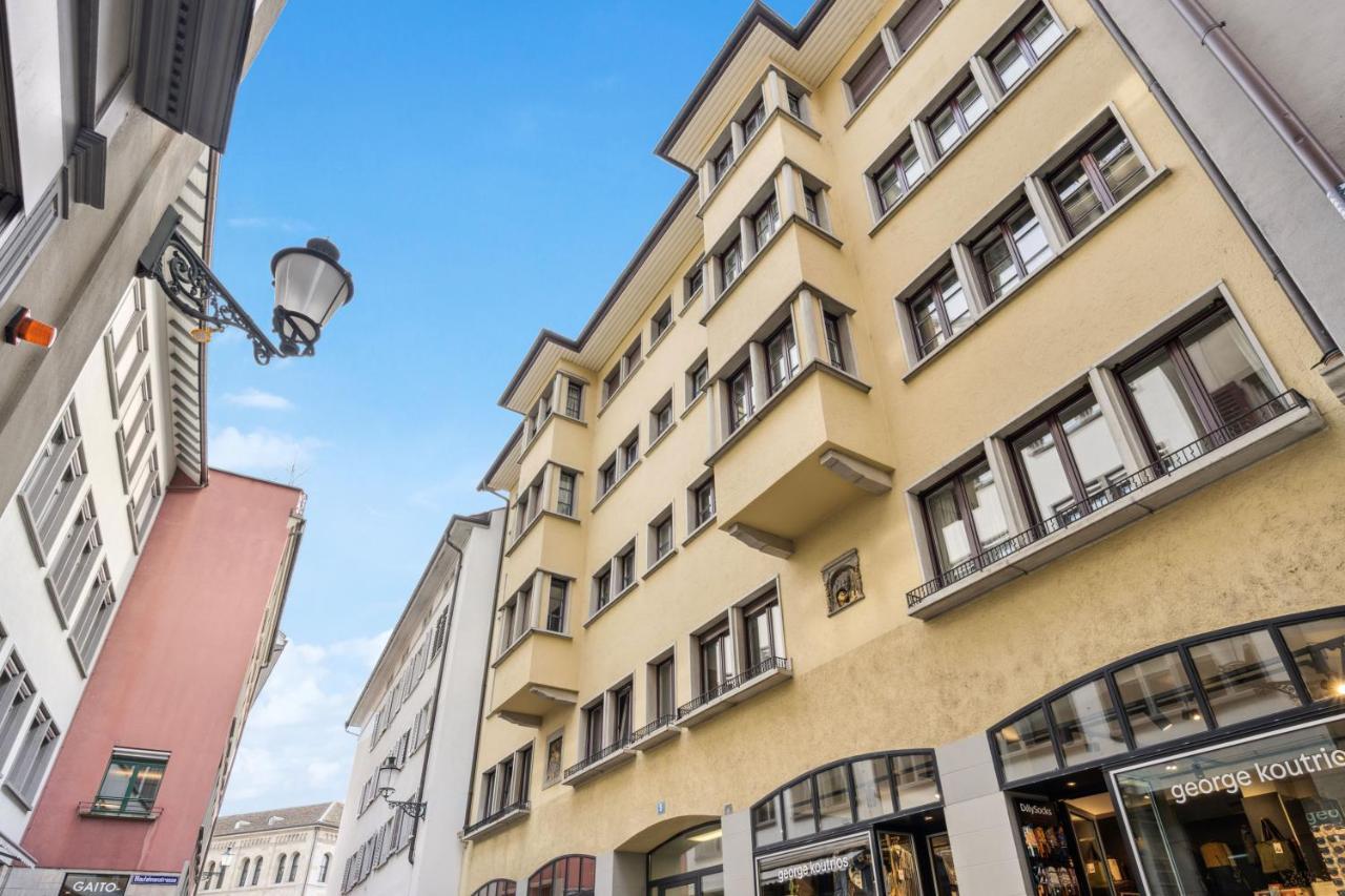 Ferienwohnung Muenstergasse Zurich Old Town Exterior foto