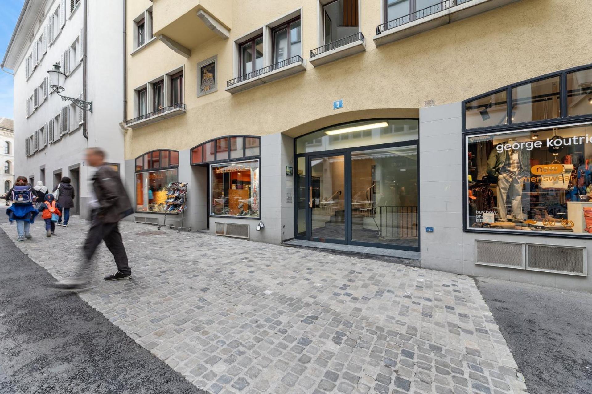 Ferienwohnung Muenstergasse Zurich Old Town Exterior foto